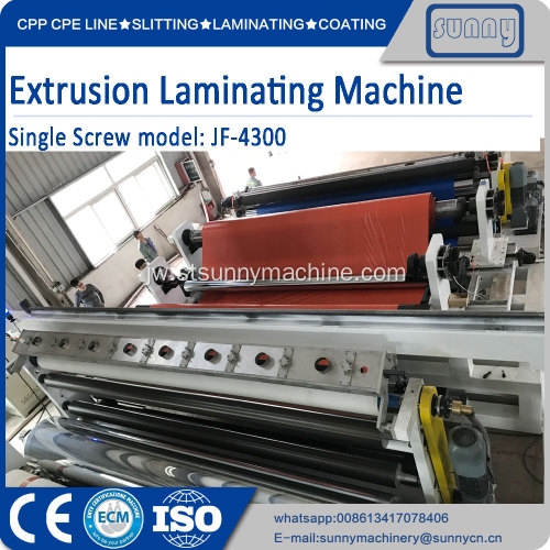 Mesin Coating Extrusion Laminating Mesin T-Die tunggal